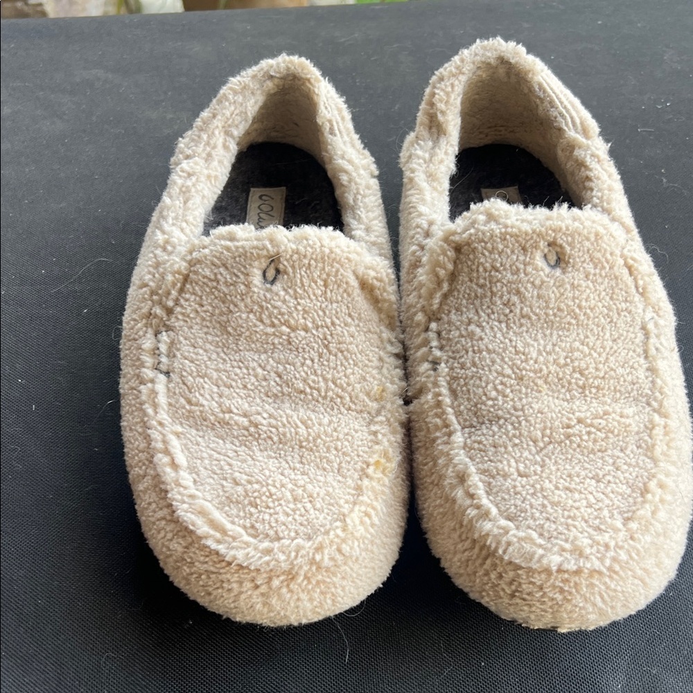 Cozy Beige Fleece Slippers Noehea Heu Sherpa 8 - Picture 3 of 8